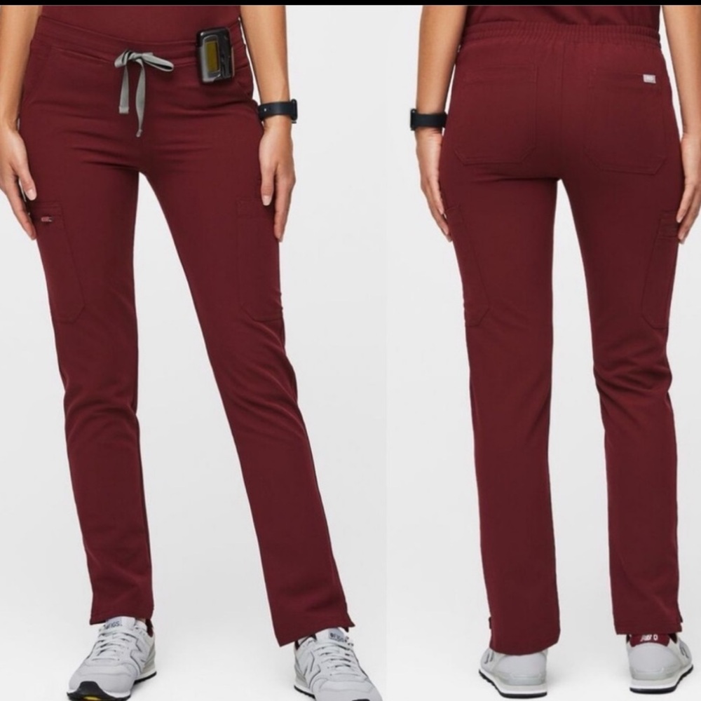 🩺FIGS🩺 burgundy yola pants size small